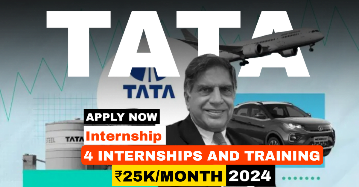 4 TATA Internship and Training 2024 APPLY NOW