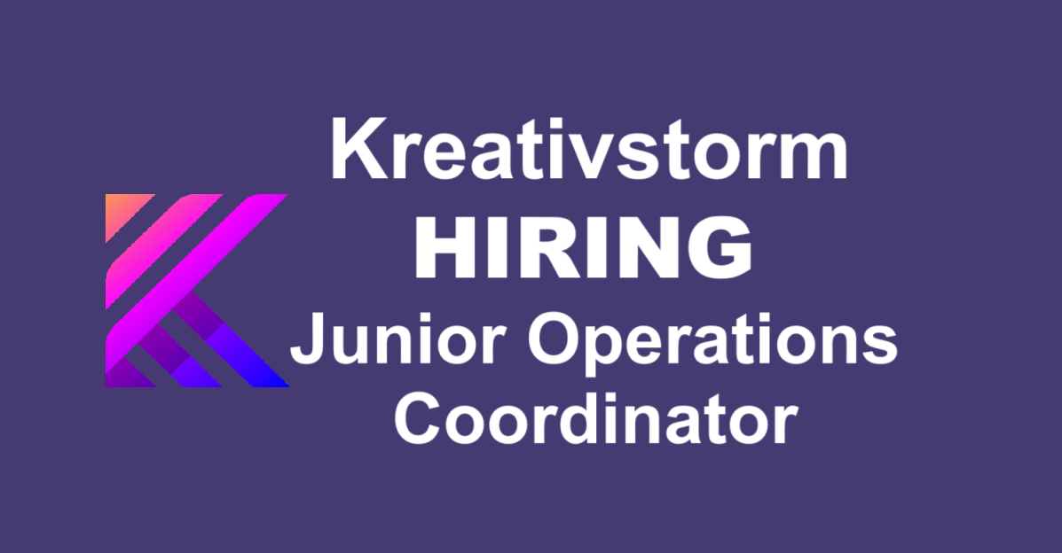 Kickstart Your Career with Kreativstorm Junior Operations Coordinator Role