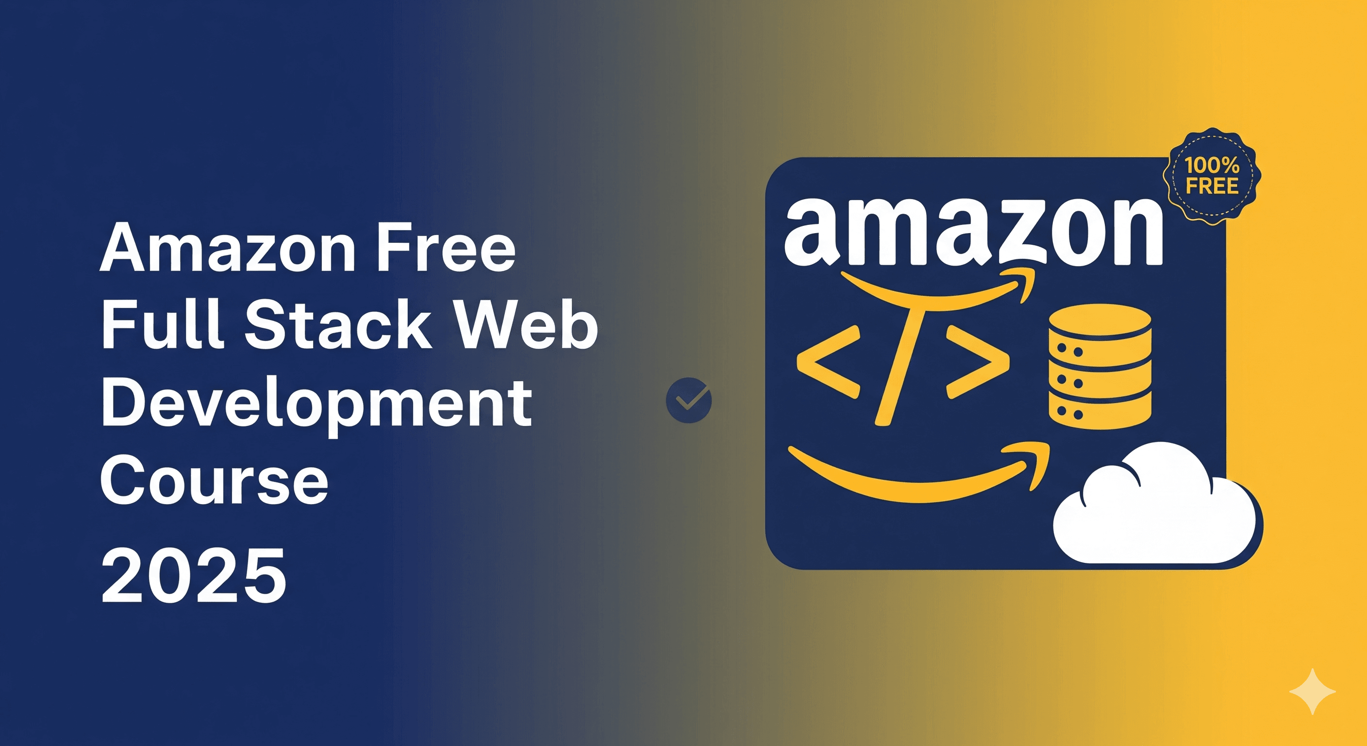 Amazon Free Full Stack Web Development Course 2025
